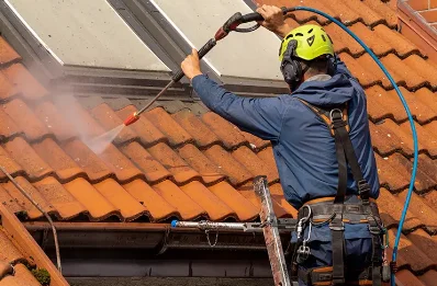 Démoussage et hydrofuge de toiture à Wiwersheim